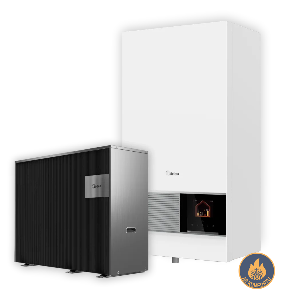 Gaiss - ūdens siltumsūknis Midea M-Thermal Hygge 16kW  MHA-V16WD2RN8-E / HB-A160CDS90GN8-E