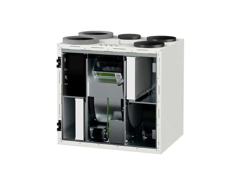 Rekuperators Domekt R 400 V C6M sorbcijas / vertikālais