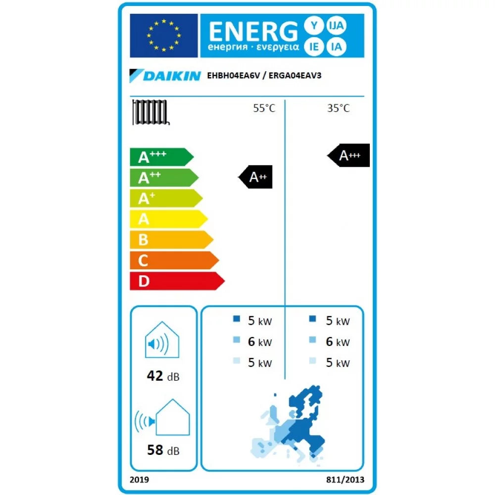 Gaisa ūdens siltumsūknis Daikin Althera 3 EHBH04E6V/ERGA04EV