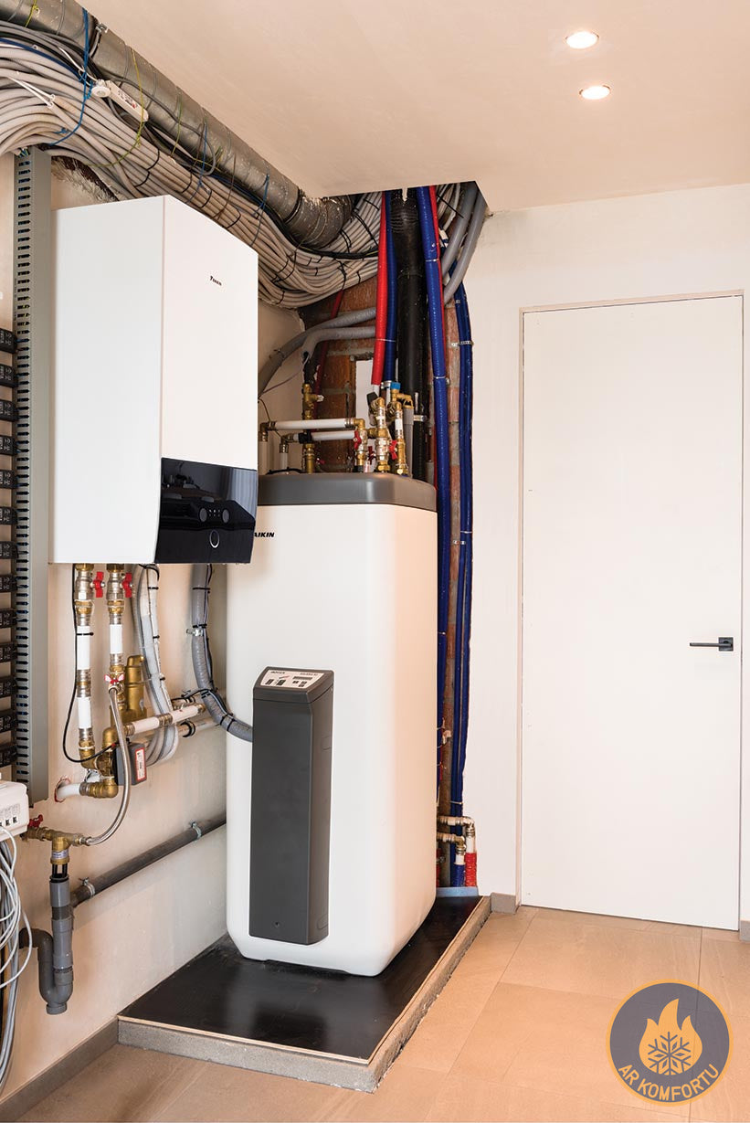 Gaiss–ūdens siltumsūknis Daikin Altherma 3, 6 kW – EHBX08E6V / ERGA06EVH