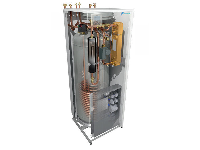 Gaiss ūdens siltumsūknis Daikin Altherma 3 ar integrētu karstā ūdens tvertni 230 L, EHVX08S23E9W ERGA 06EVH , bez dzesēšanas