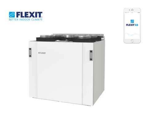 Ventilācijas iekārta ar rotācijas siltummaini Nordic S4 RE R/L