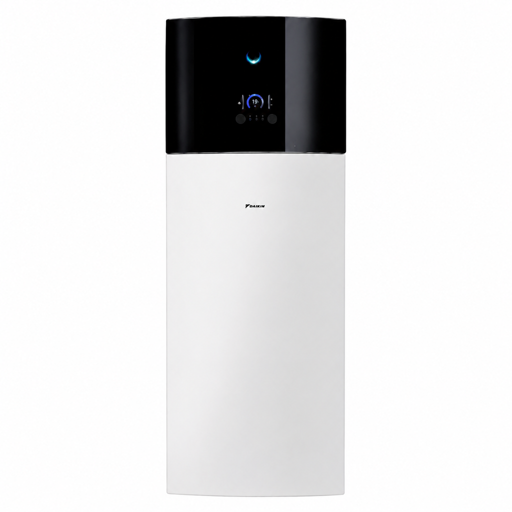 Gaiss ūdens siltumsūknis Daikin Altherma 3 ar integrētu karstā ūdens tvertni 180 L, EHVH08S18E9W ERGA 08EVH7, bez dzesēšanas