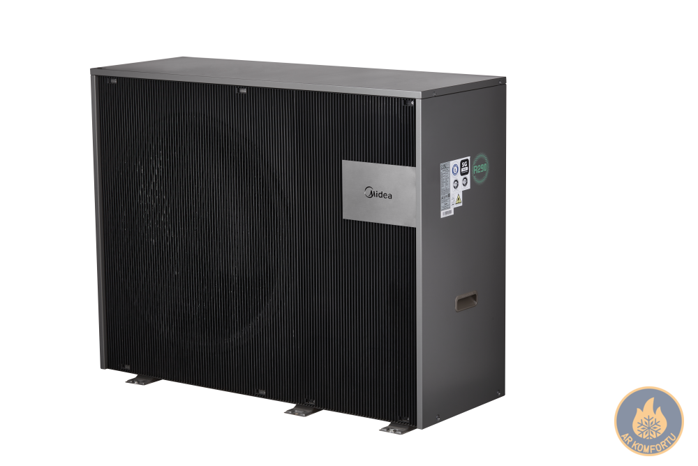 Gaiss ūdens siltumsūknis Midea 12kW, M-thermal Nature sērija R290, Monobloks