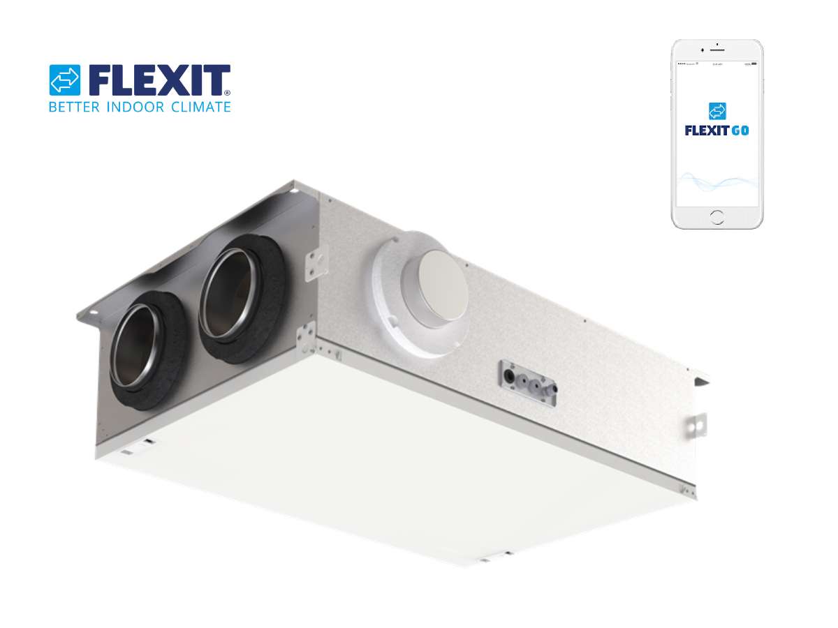 Ventilācijas iekārta ar rotācijas siltummaini Nordic CL4 RE R/L