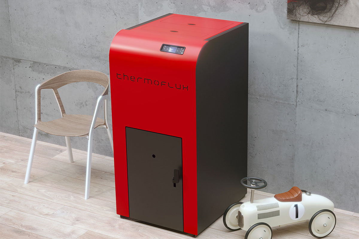 Granulu apkures katls Interio 25 ar granulu tvertni 50kg