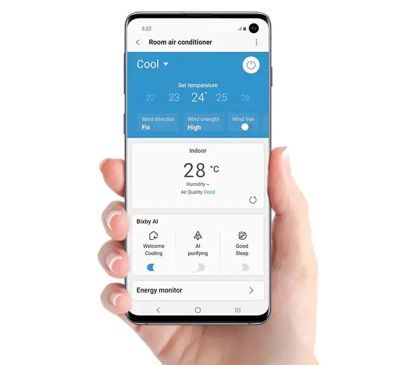 Gaiss gaiss siltumsūknis-kondicionieris SAMSUNG Nordic Essential, 3.5/4.0kW, AR12TXFZBWKXEE / BWKNEE